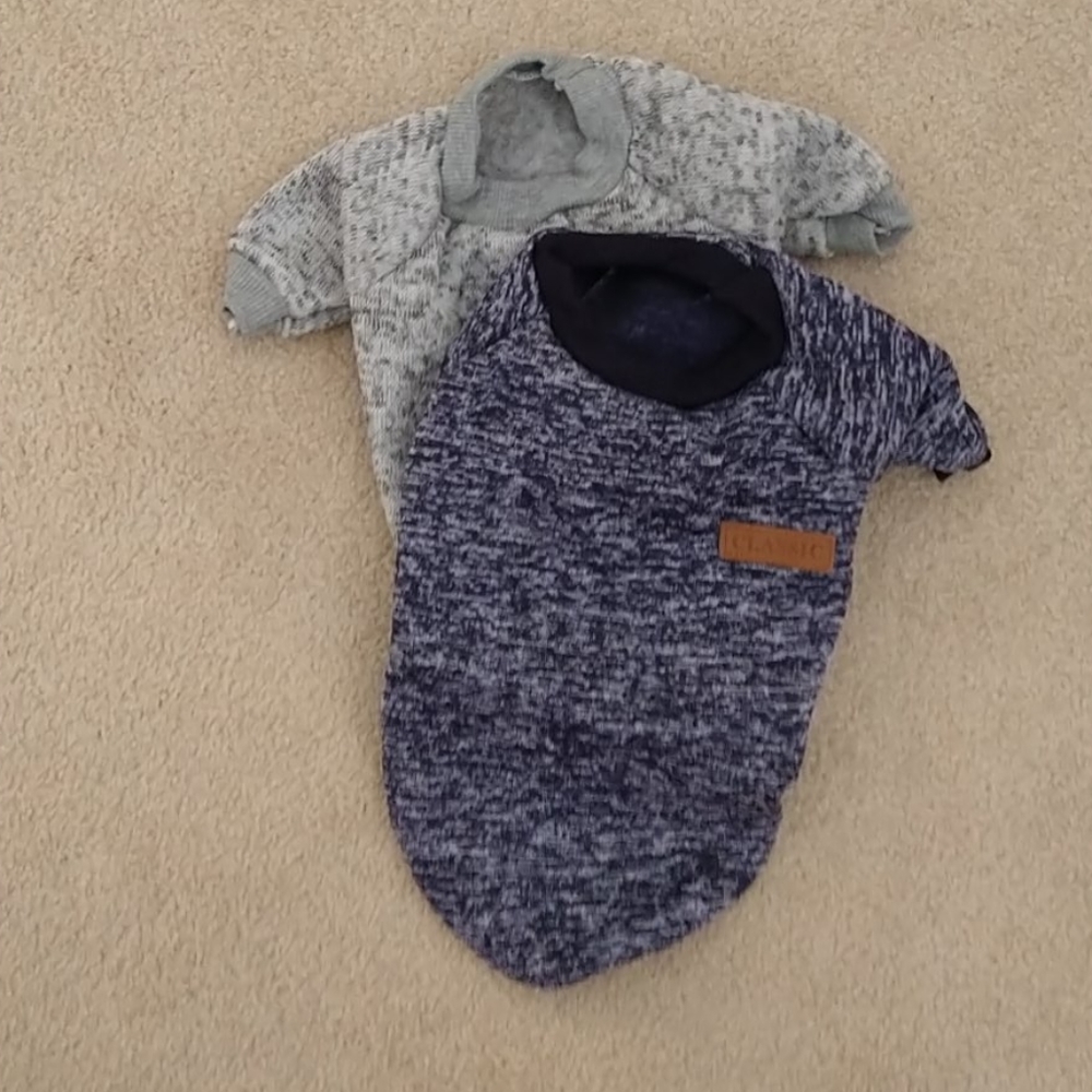 CAT / DOG Pet Sweater set of two. NWOT